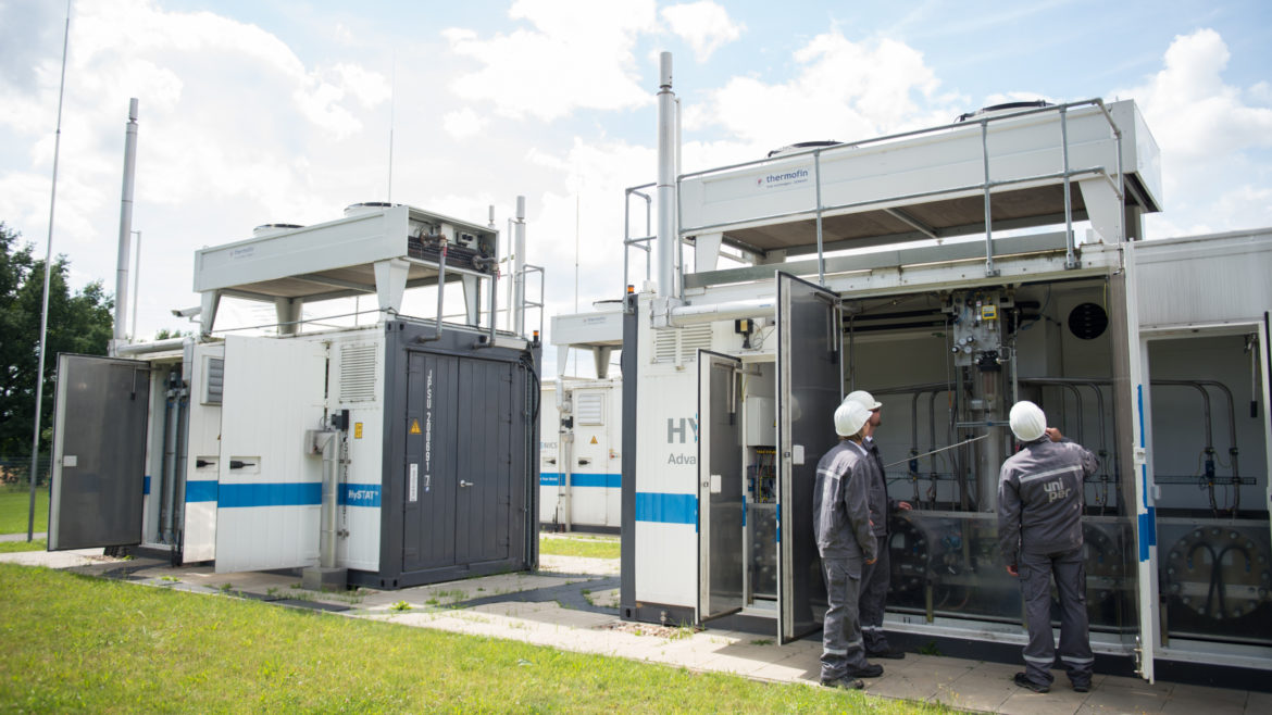 Methanisierungsanlage in Falkenhagen mit drei Mitarbeitern