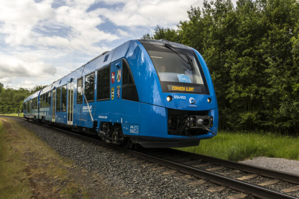 Wasserstoffzug "Coradia iLint" in Betrieb