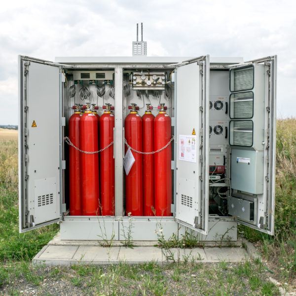 Netzferne Stromversorgungsanlage mit Wasserstoff und Brennstoffzellen für den Digitalfunk