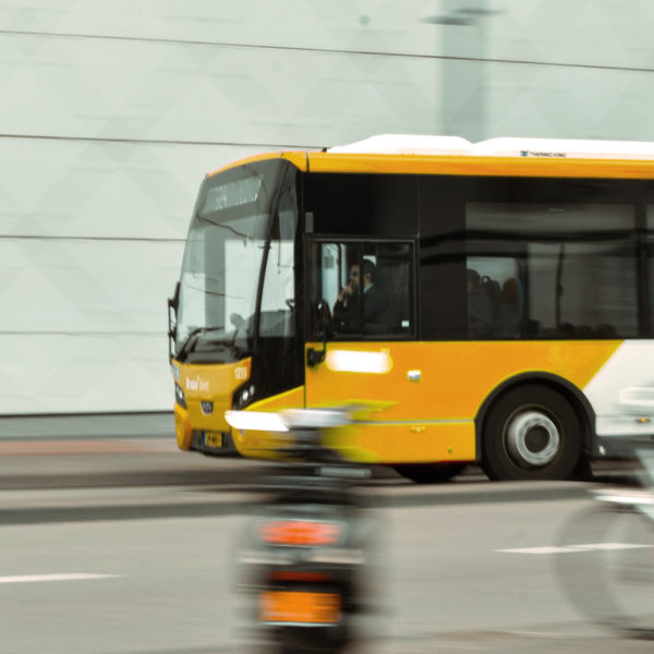 Bus in Fahrt