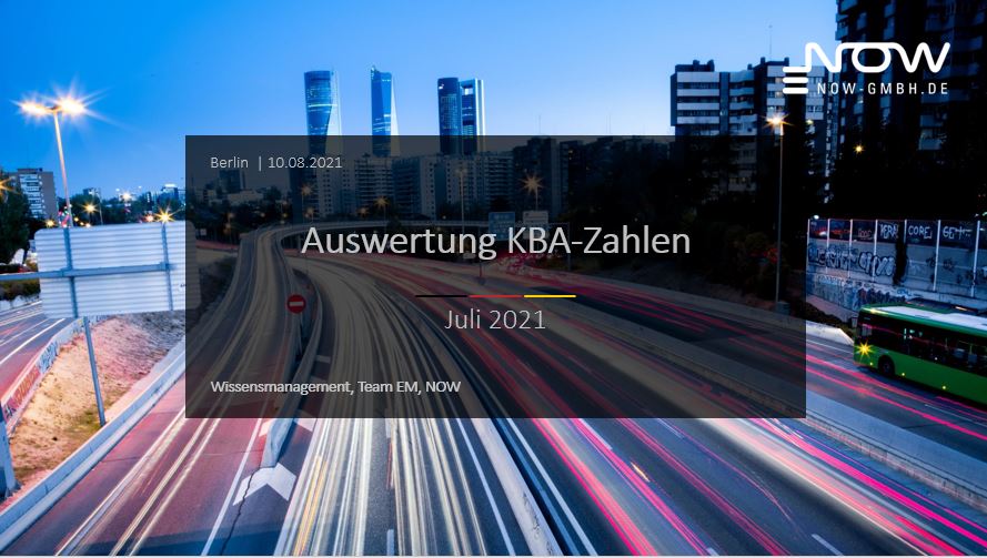 Deckblatt KBA-Report Juli